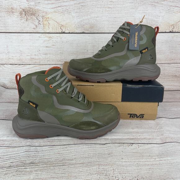 Teva Geotrecca RP Mens Sz 8 Hiking Boots Olive Green Waterproof main image 4